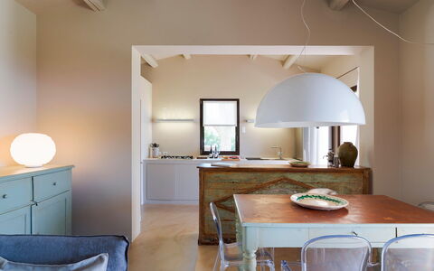 Unterkunft Isla Verde - Ulivi: Esszimmer, Wohnzimmer