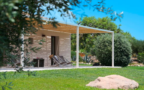 Unterkunft Isla Verde - Carrubi: Außen, Balkon / Terrasse / Patio, Draussen, Garten