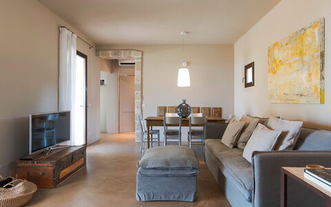 Unterkunft Isla Verde - Carrubi: Wohnzimmer