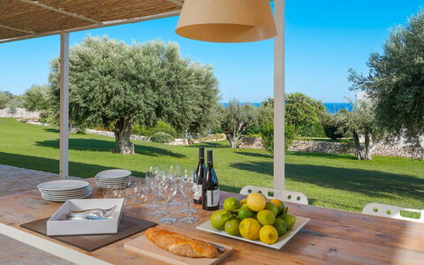 Unterkunft Isla Verde - Gelsi: Ansichten, Außen, Balkon / Terrasse / Patio, Draussen