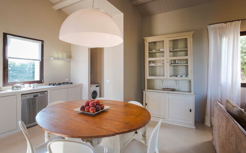 Unterkunft Isla Verde - Gelsi: Esszimmer, Küche, Wohnzimmer