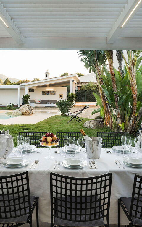 Villa Ager Costa: Außen, Balkon / Terrasse / Patio, Draussen