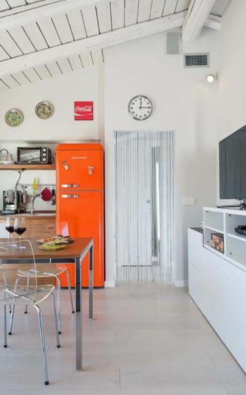 Taormina Suite: Esszimmer, Küche, Wohnzimmer