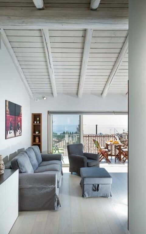 Taormina Suite: Esszimmer, Küche, Wohnzimmer