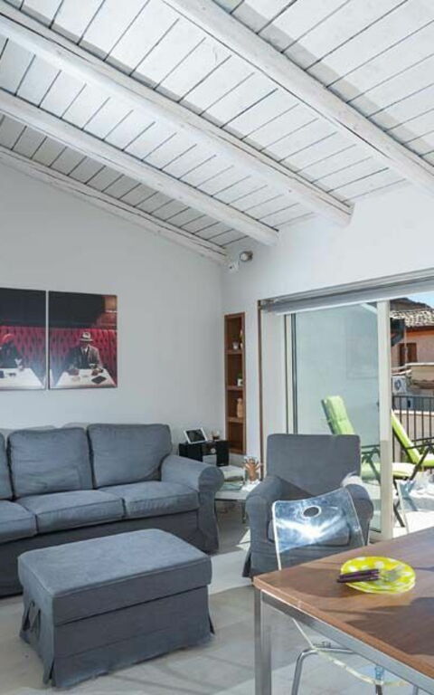 Taormina Suite: Esszimmer, Küche, Wohnzimmer