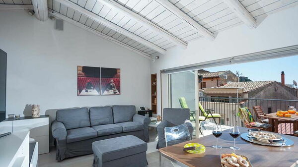 Taormina Suite: Ansichten, Balkon / Terrasse / Patio, Wohnzimmer