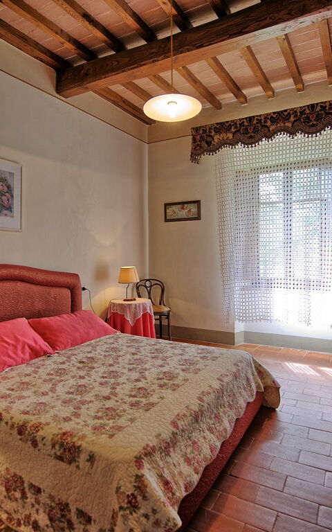 Villa Capolona: Schlafzimmer