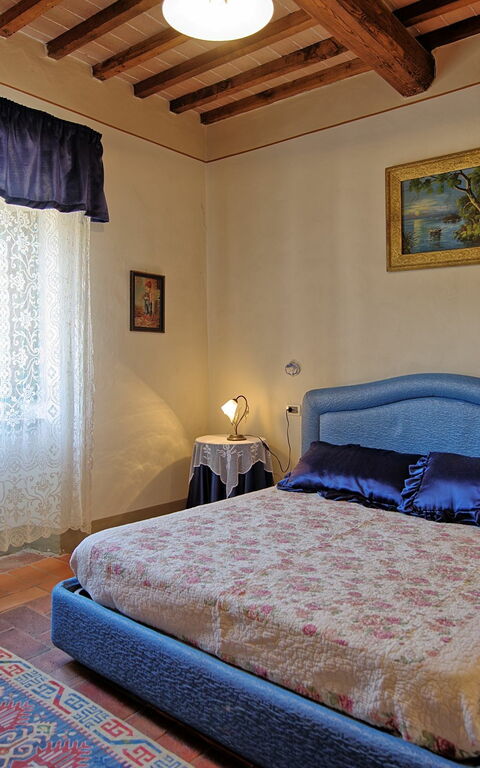 Villa Capolona: Schlafzimmer