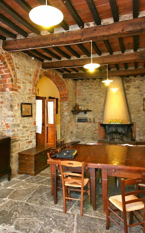 Villa Capolona: Esszimmer, Wohnzimmer