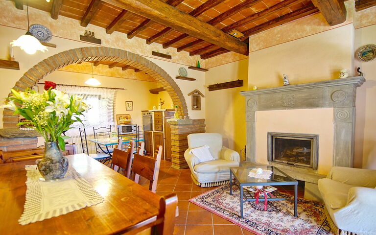 Villa Margherita Uno: Esszimmer, Wohnzimmer