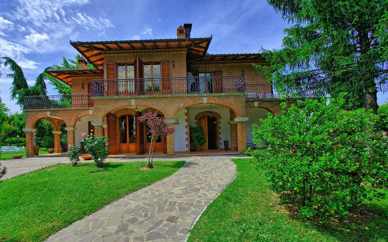 Villa Lauretana: Außen, Garten