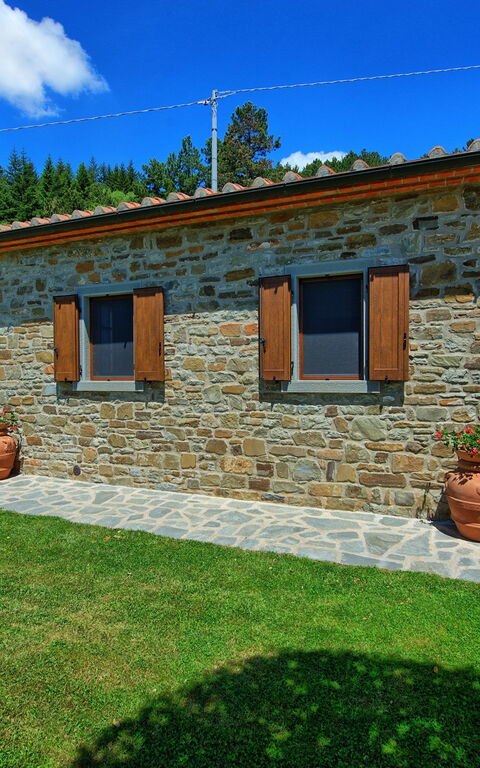 Villa Portole Due: Draussen, Garten