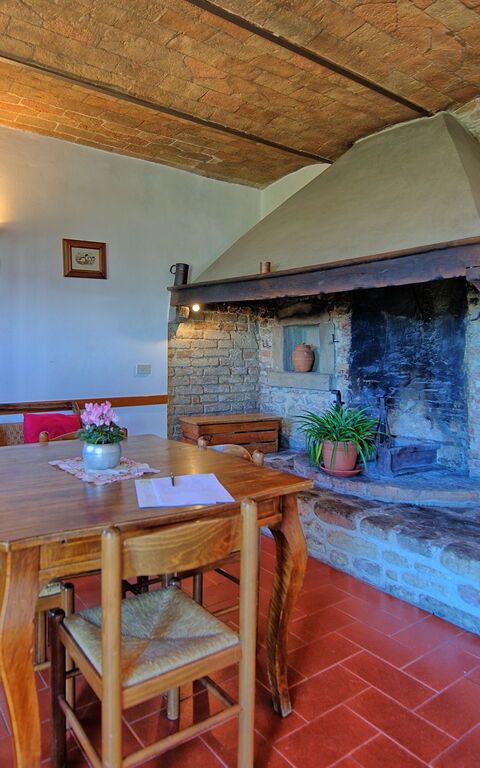 Casale Giotto: Esszimmer, Wohnzimmer