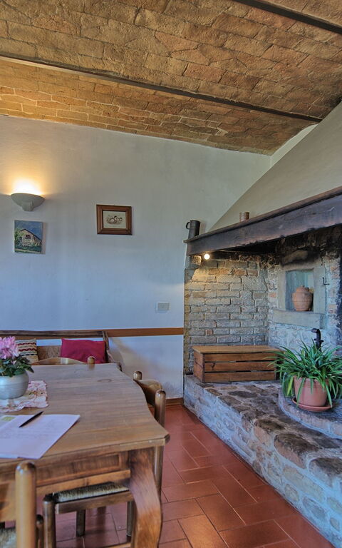 Casale Giotto: Esszimmer, Wohnzimmer