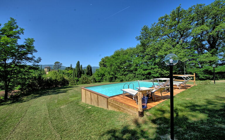 Casale Giotto: Garten, Schwimmbad