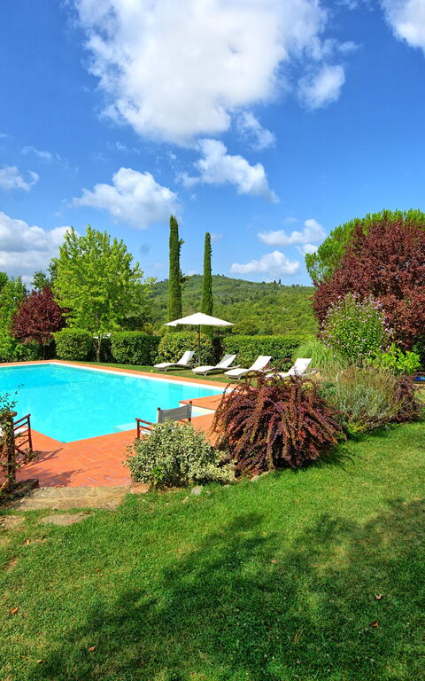 Villa Marika: Garten, Schwimmbad