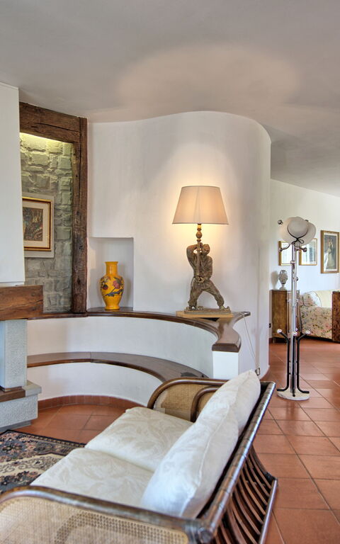 Villa Pratovecchio: Wohnzimmer