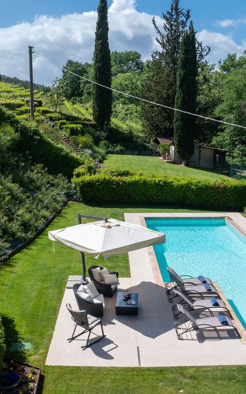 Villa Sabrina: Garten, Schwimmbad