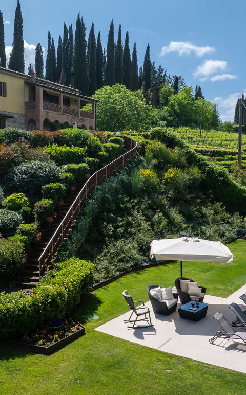 Villa Sabrina: Garten, Schwimmbad