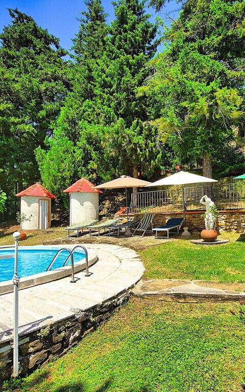 Villa Luciano: Garten, Schwimmbad