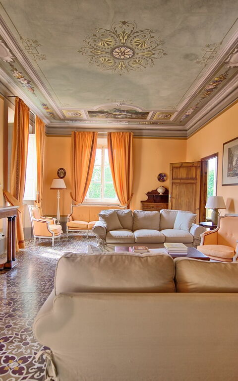 Villa Fiamma: Wohnzimmer