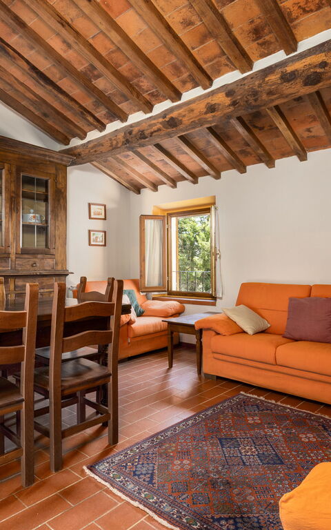 Villa Morandi: Esszimmer, Wohnzimmer
