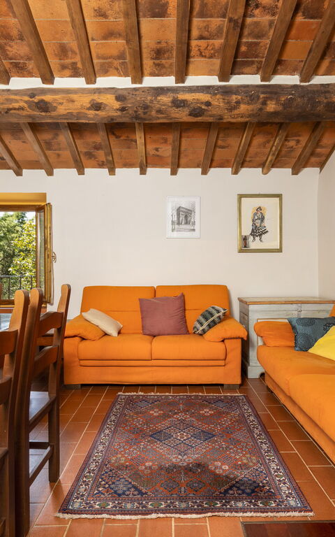 Villa Morandi: Esszimmer, Wohnzimmer