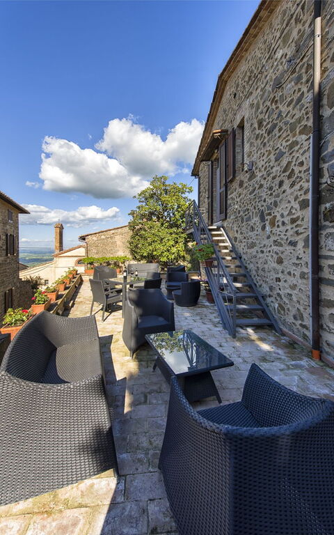 Villa Piazza Della Fortezza: Balkon / Terrasse / Patio