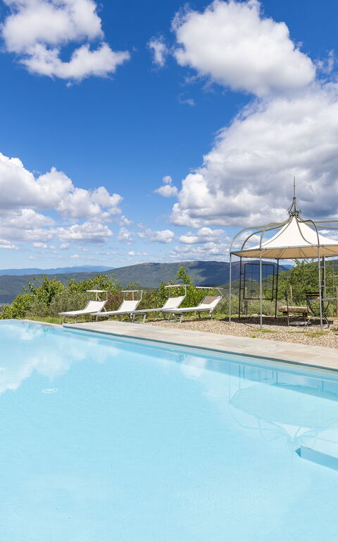 Villa Tenuta Lonciano: Draussen, Schwimmbad