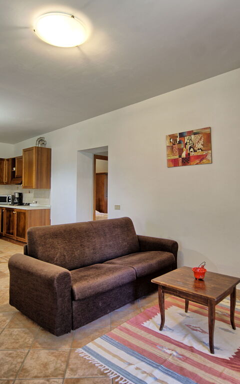 Villa Picchio: Esszimmer, Küche, Wohnzimmer