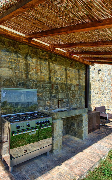 Villa San Michele: Außen, Balkon / Terrasse / Patio, Draussen