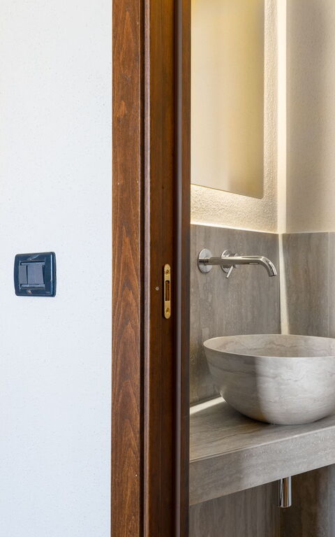 Villa San Michele: Bad