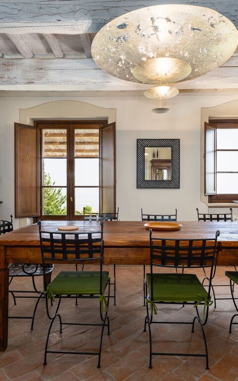 Villa San Michele: Esszimmer