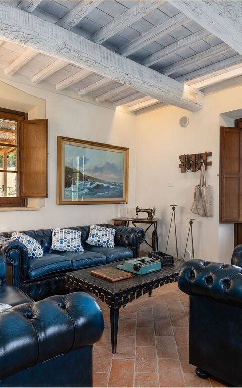 Villa San Michele: Wohnzimmer