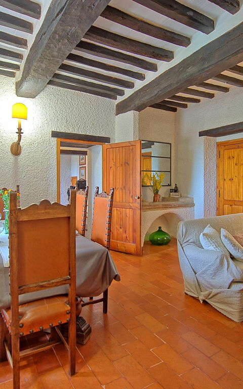 Villa Uccellaia: Esszimmer, Wohnzimmer