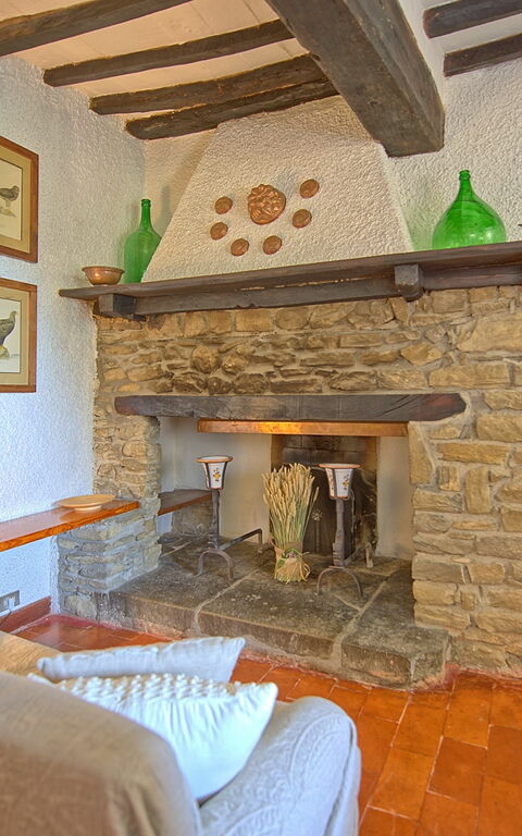 Villa Uccellaia: Wohnzimmer