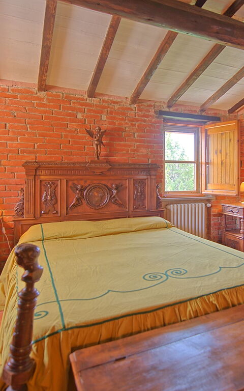 Villa Uccellaia: Schlafzimmer