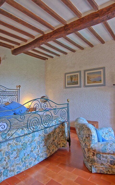 Villa Uccellaia: Schlafzimmer