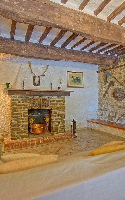 Villa Uccellaia: Wohnzimmer