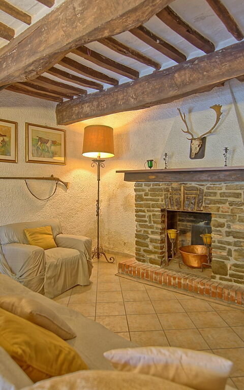 Villa Uccellaia: Wohnzimmer