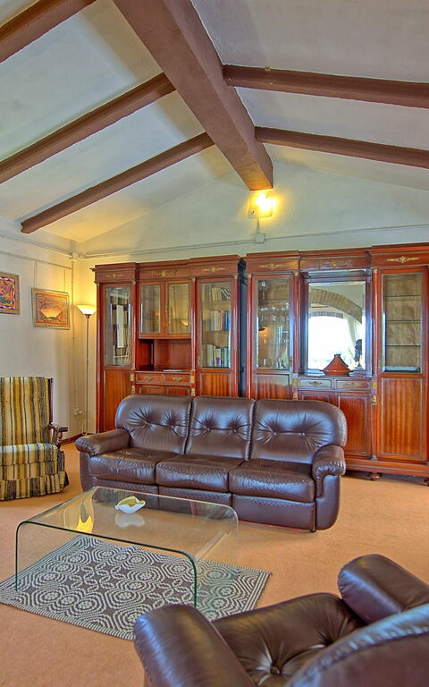 Villa Uccellaia: Wohnzimmer