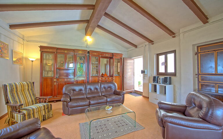 Villa Uccellaia: Wohnzimmer