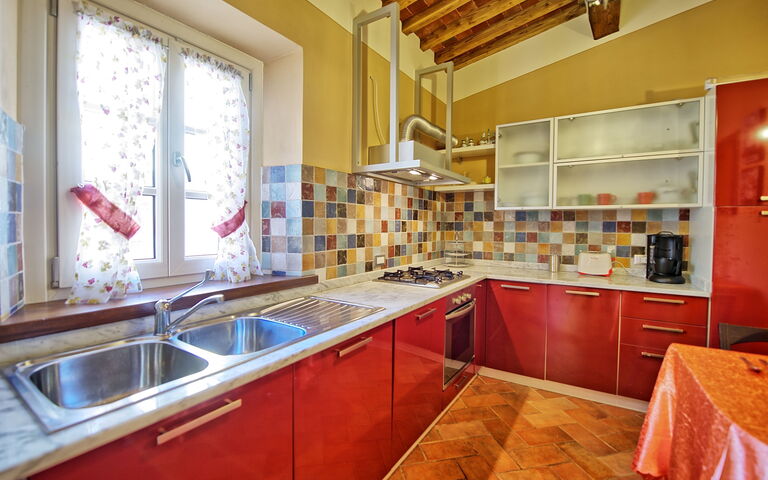 Unterkunft Flavia 1: Esszimmer, Küche