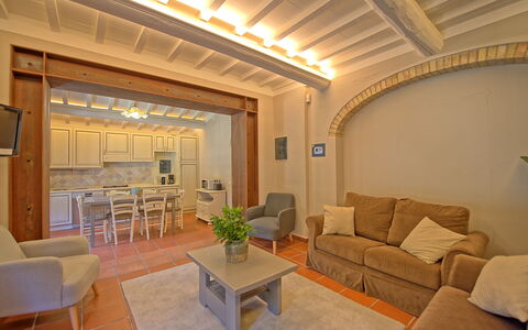 Unterkunft Fienile: Wohnzimmer