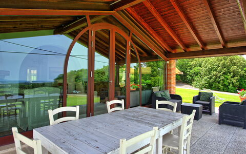 Unterkunft Marcello: Balkon / Terrasse / Patio, Draussen, Sommer