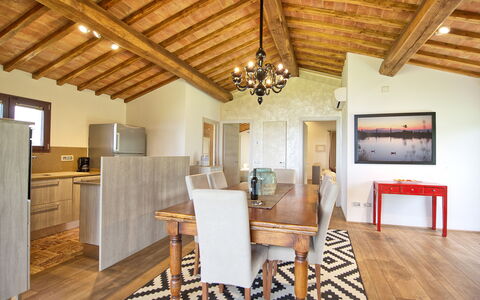 Unterkunft Marcello: Esszimmer, Küche