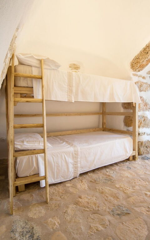 Trullo Torre Suda: Schlafzimmer
