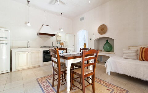 Unterkunft Tia Ranch 4: Esszimmer, Küche