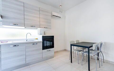 Unterkunft Cotriero Crystal: Esszimmer, Küche