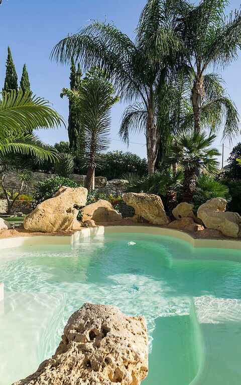 Villa Agorà: Garten, Schwimmbad